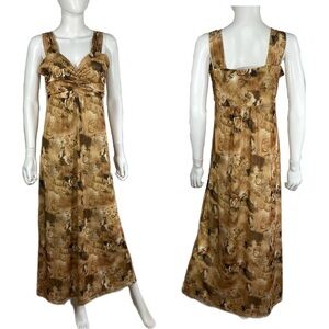 IB Diffusion Roses & Statue of Liberty Sleeveless Maxi Dress
